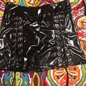 High waist Tripp nyc pvc skirt *SOLD*